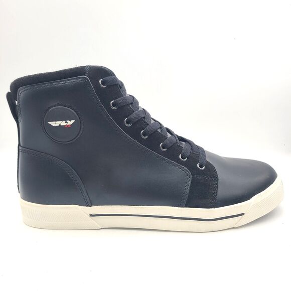 FLY Racing M16 Shoes Men\'s 12 Waterproof Leather Motorcycle Riding Black NEW main image 9